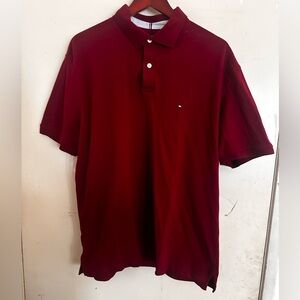 Tommy Hilfiger Men's Maroon Polo Shirt
